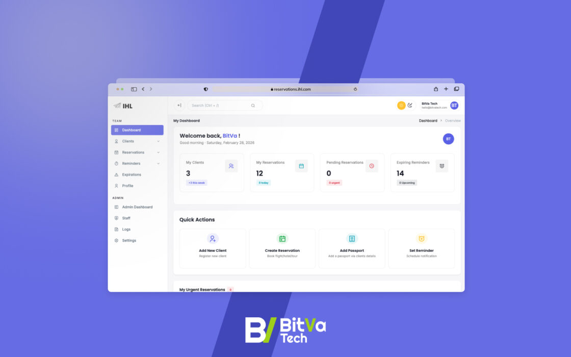 IHL Reservations – Hospitality Management System